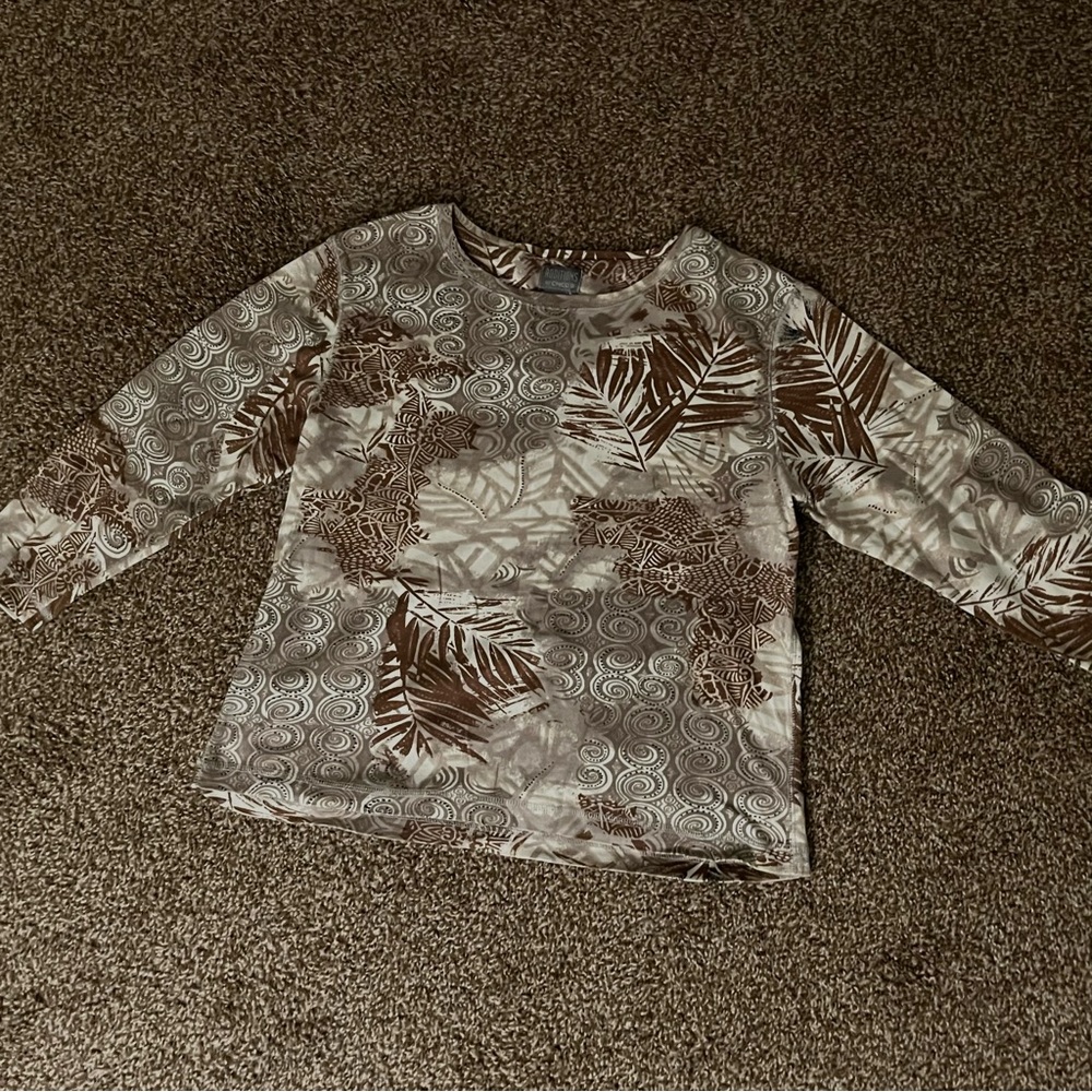 mid/long sleeve chicos shirt